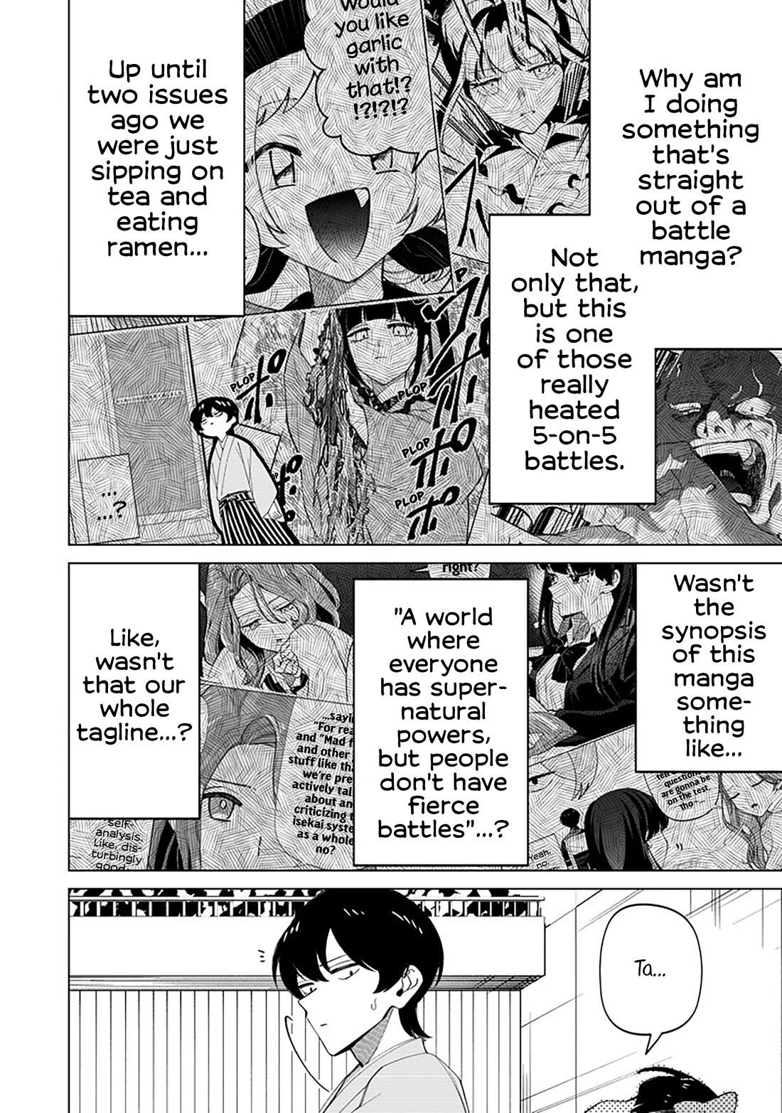 The Gals Who Always Say Insane Things: My Daily Life at a Private Paranormal High School chapter 37 page 8