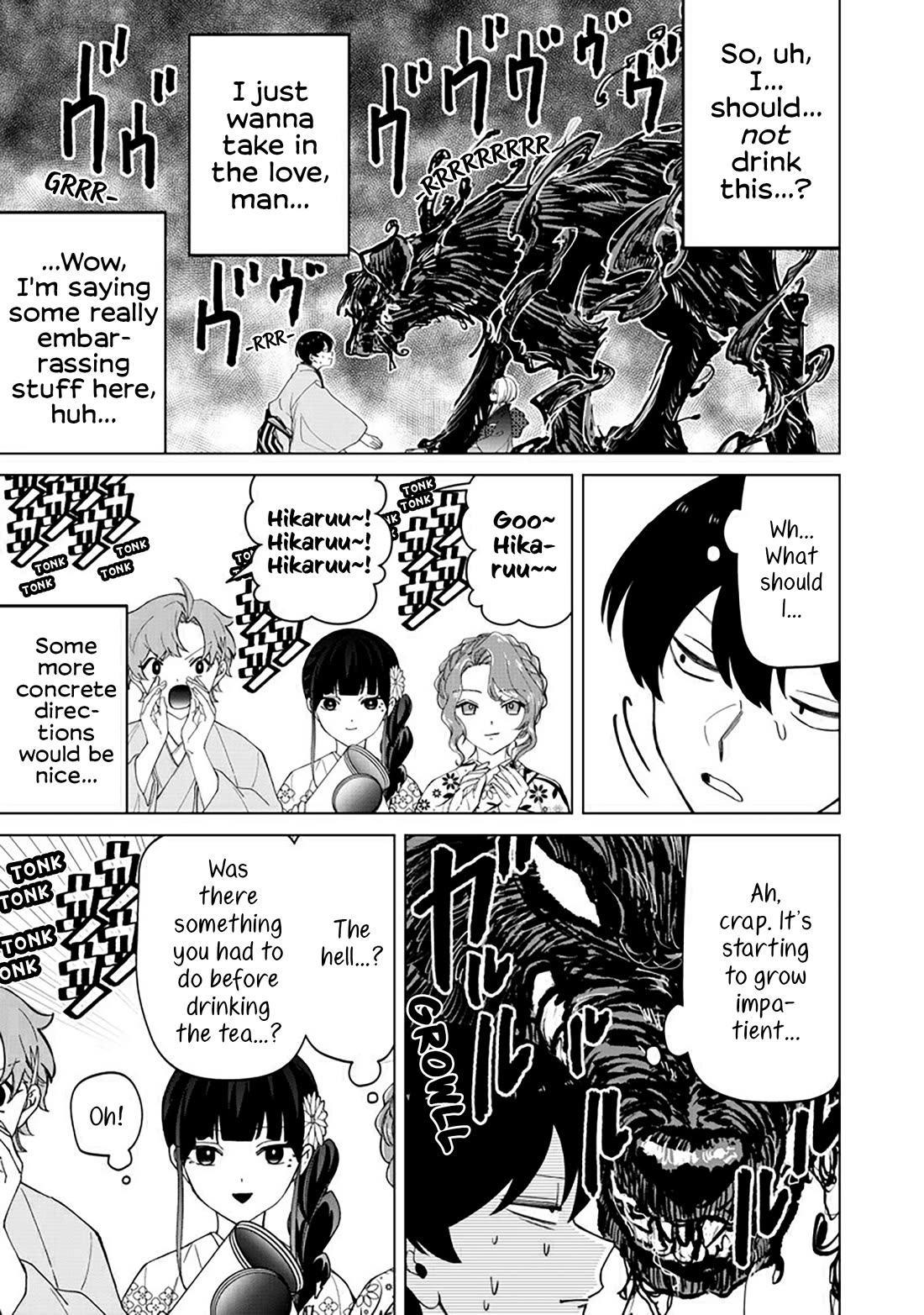 The Gals Who Always Say Insane Things: My Daily Life at a Private Paranormal High School chapter 38 page 9