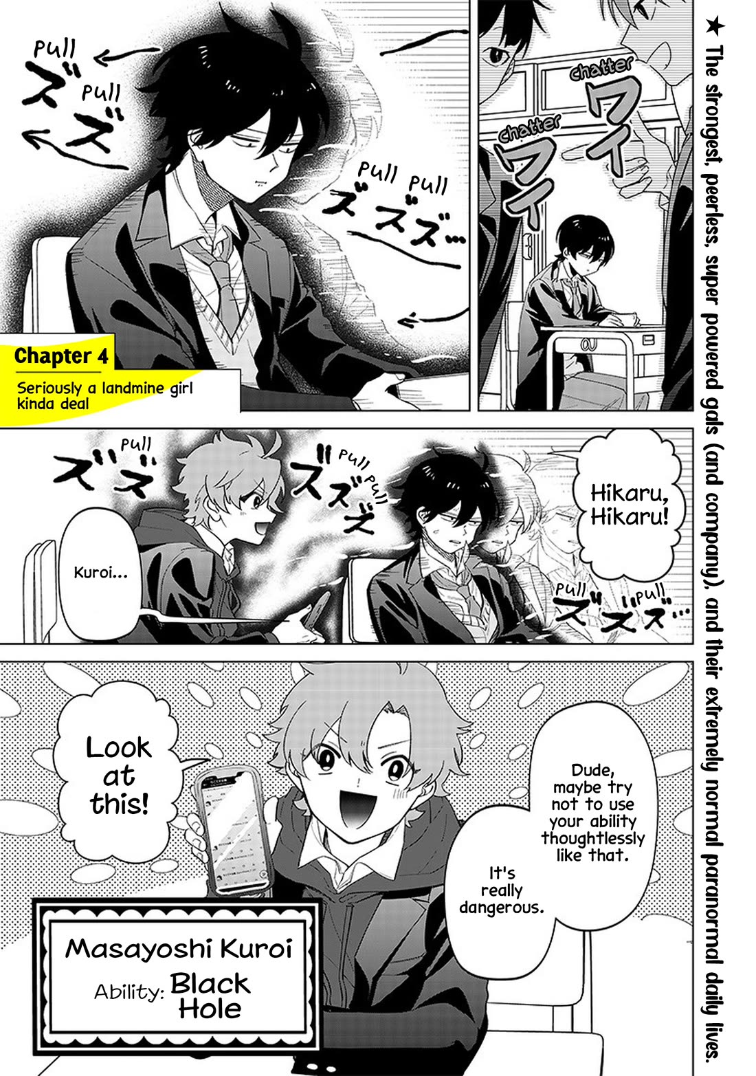 The Gals Who Always Say Insane Things: My Daily Life at a Private Paranormal High School chapter 4 page 2