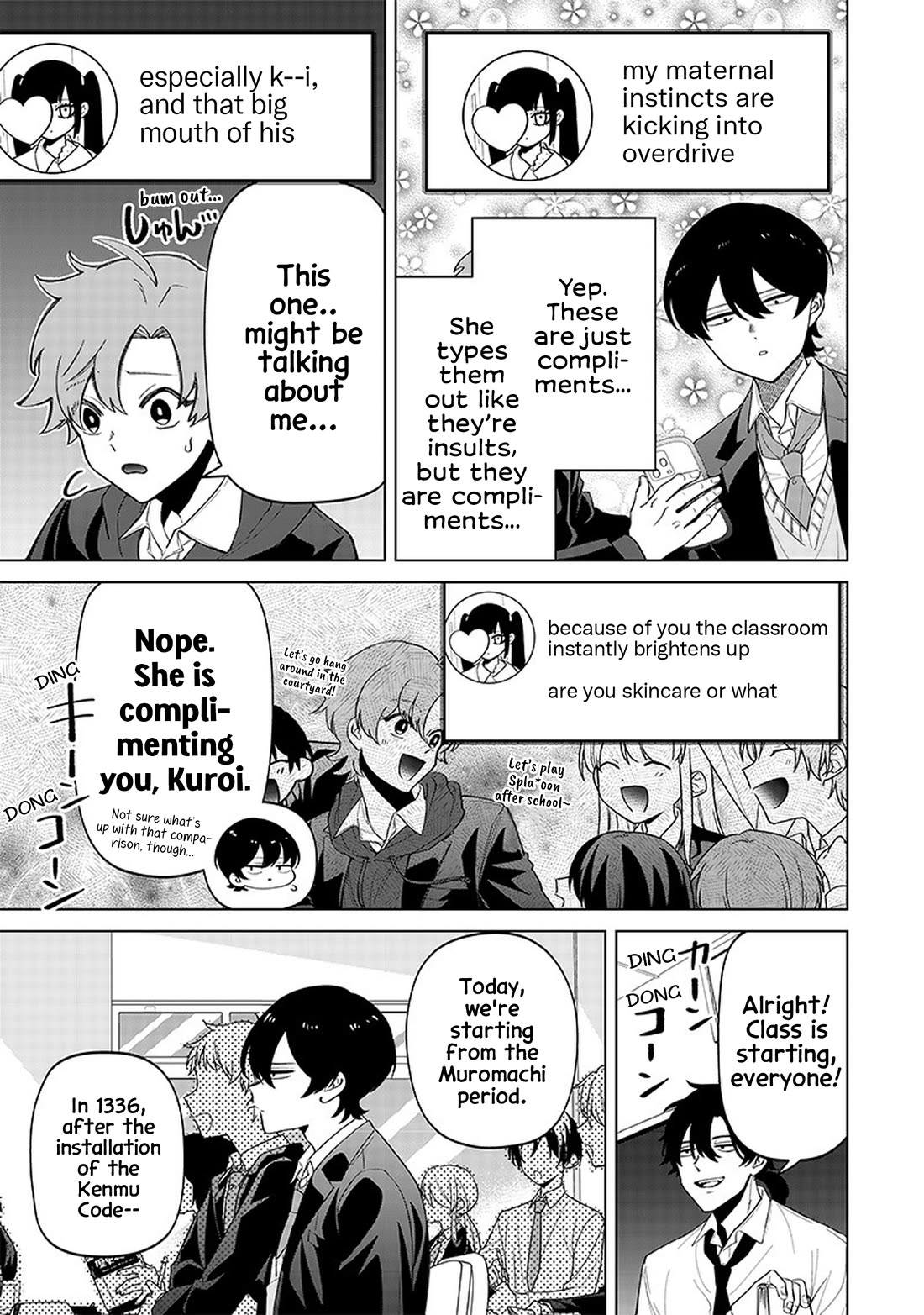 The Gals Who Always Say Insane Things: My Daily Life at a Private Paranormal High School chapter 4 page 6