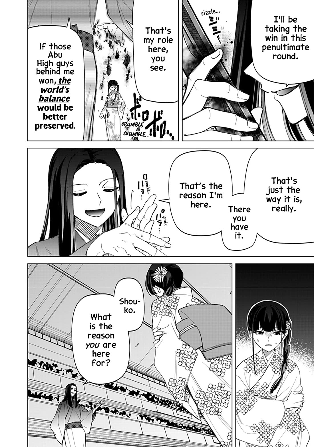 The Gals Who Always Say Insane Things: My Daily Life at a Private Paranormal High School chapter 41 page 17