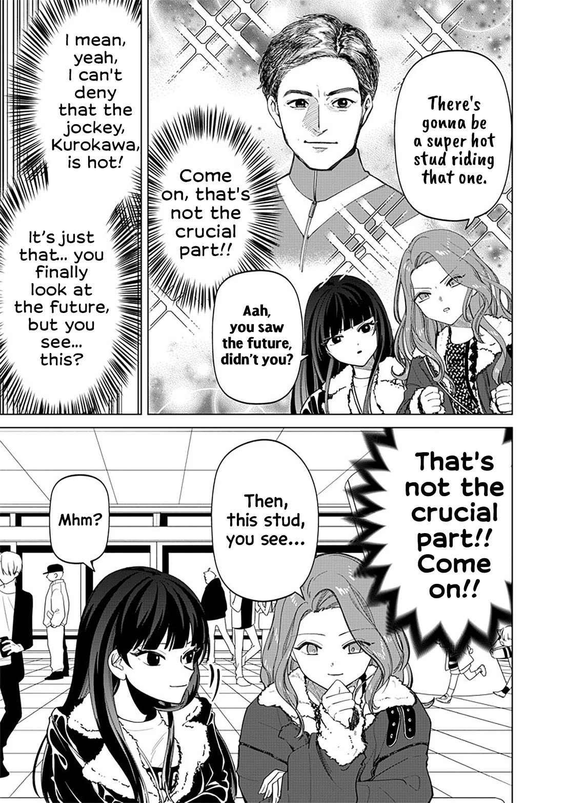 The Gals Who Always Say Insane Things: My Daily Life at a Private Paranormal High School chapter 5 page 12