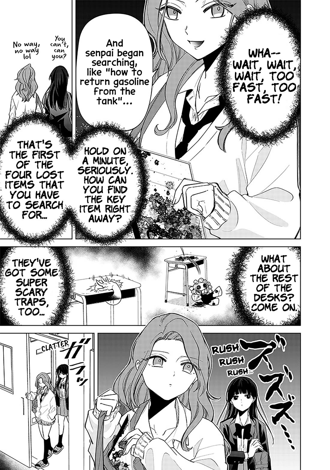 The Gals Who Always Say Insane Things: My Daily Life at a Private Paranormal High School chapter 6 page 9