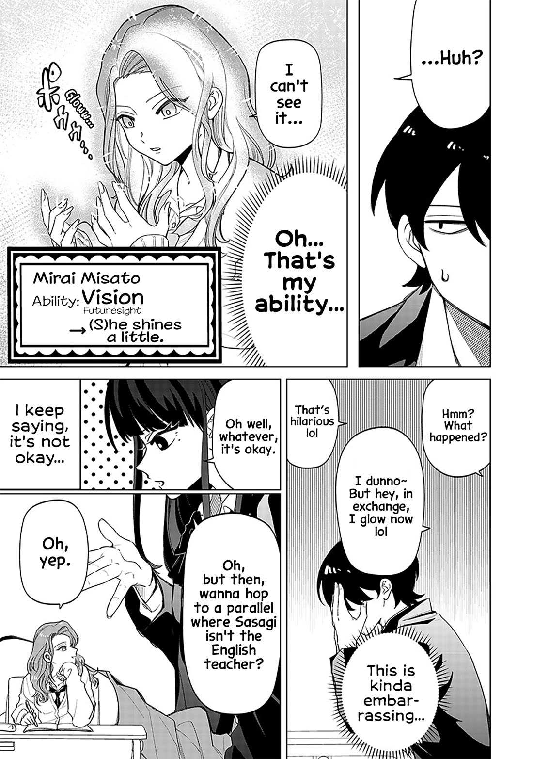 The Gals Who Always Say Insane Things: My Daily Life at a Private Paranormal High School chapter 7 page 14