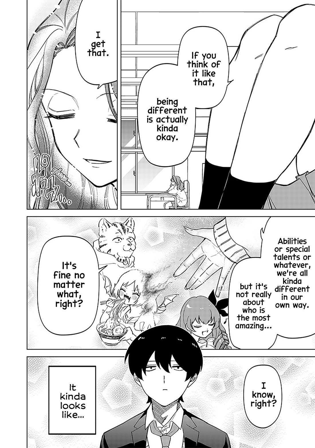 The Gals Who Always Say Insane Things: My Daily Life at a Private Paranormal High School chapter 7 page 17