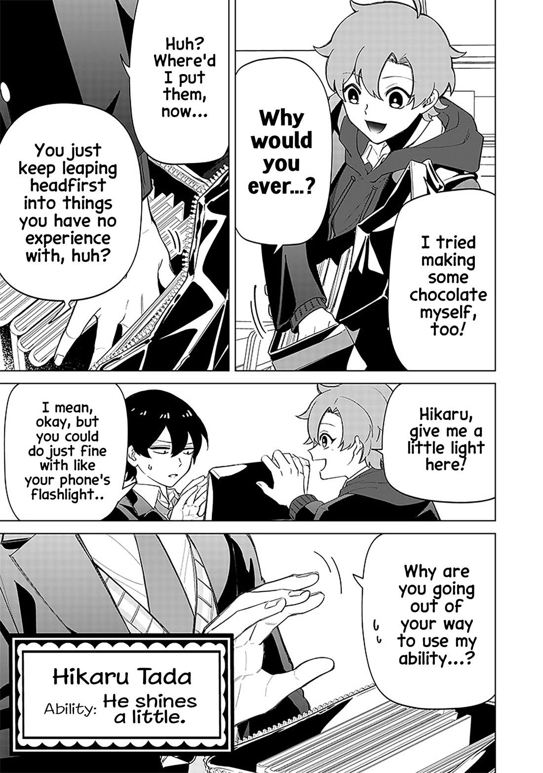 The Gals Who Always Say Insane Things: My Daily Life at a Private Paranormal High School chapter 7 page 6