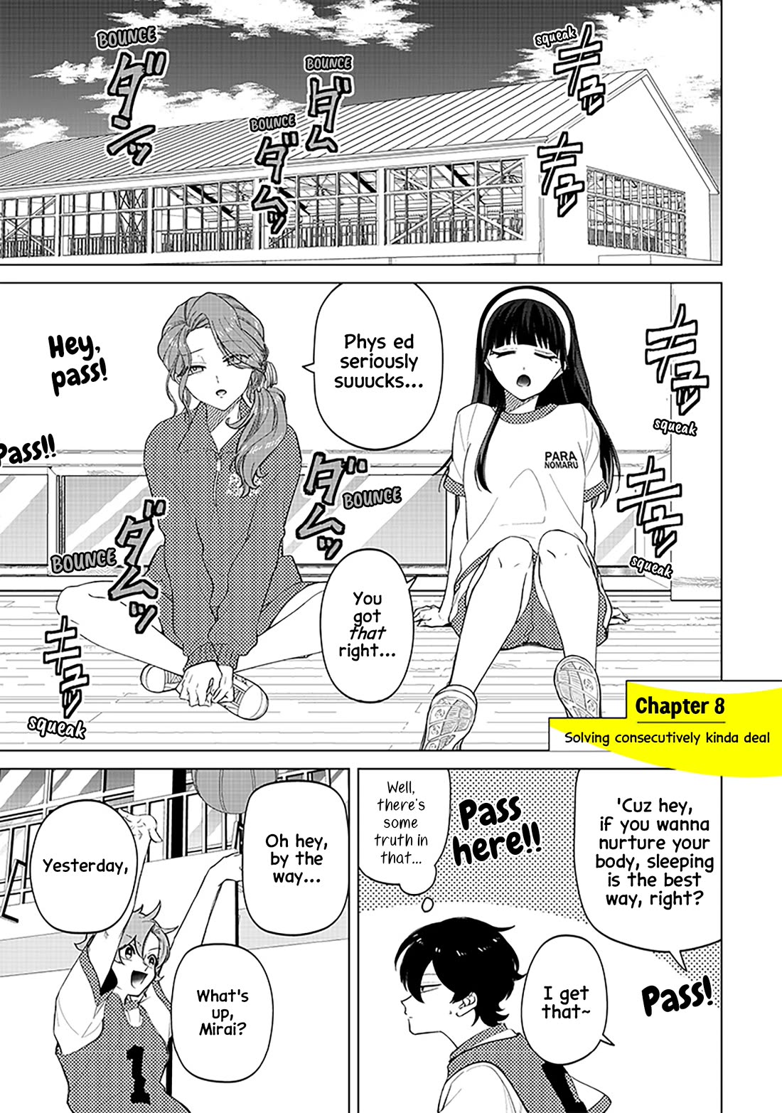 The Gals Who Always Say Insane Things: My Daily Life at a Private Paranormal High School chapter 8 page 1