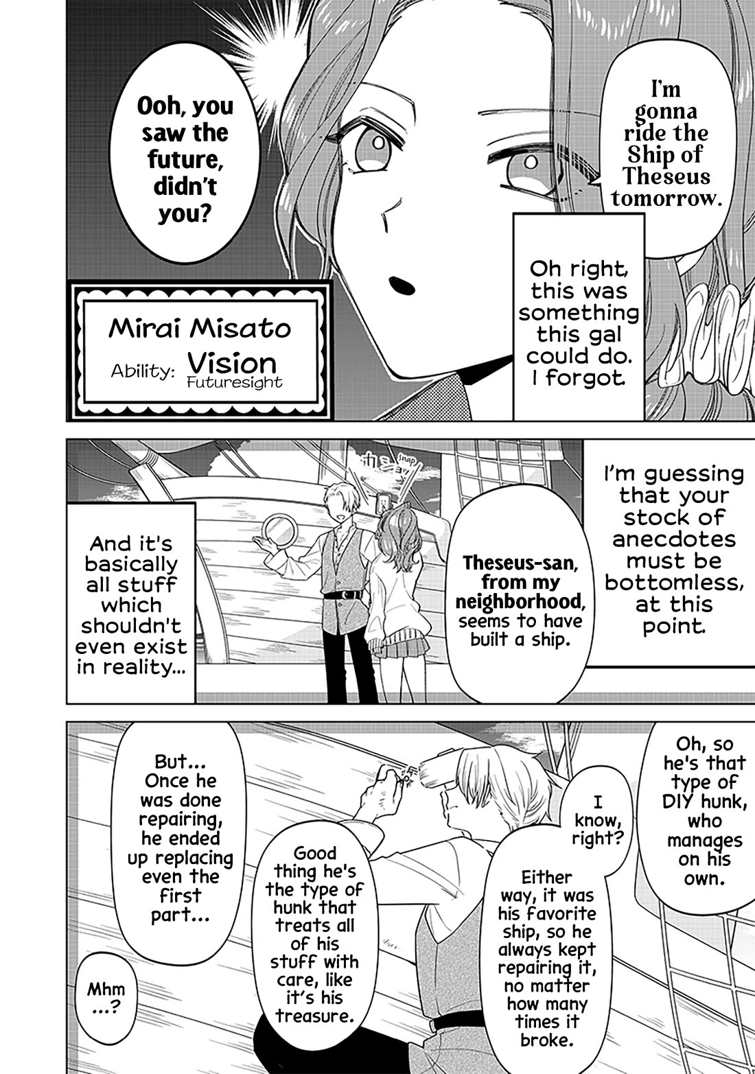 The Gals Who Always Say Insane Things: My Daily Life at a Private Paranormal High School chapter 8 page 14