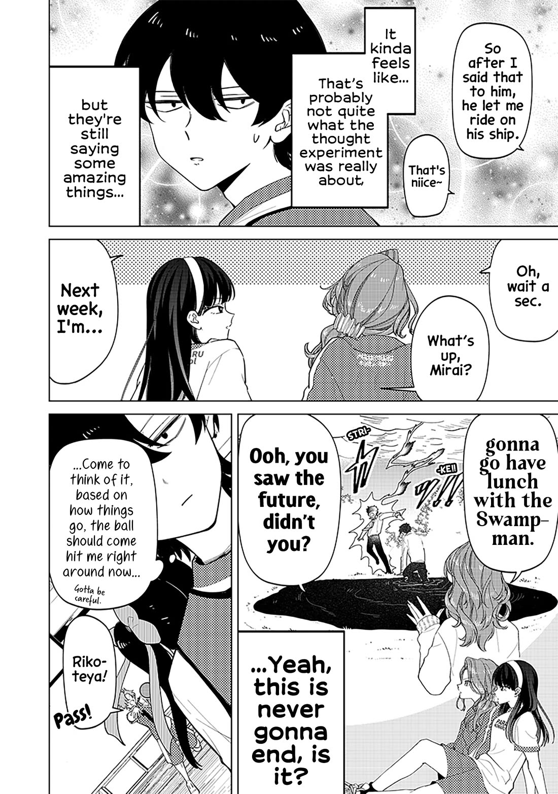 The Gals Who Always Say Insane Things: My Daily Life at a Private Paranormal High School chapter 8 page 16