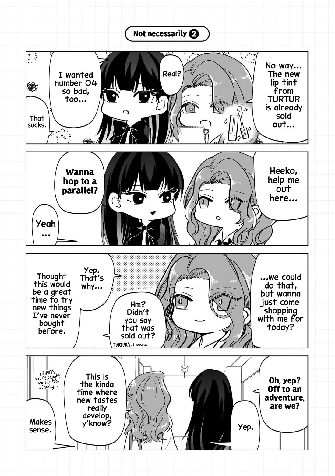 The Gals Who Always Say Insane Things: My Daily Life at a Private Paranormal High School chapter 9.5 page 14