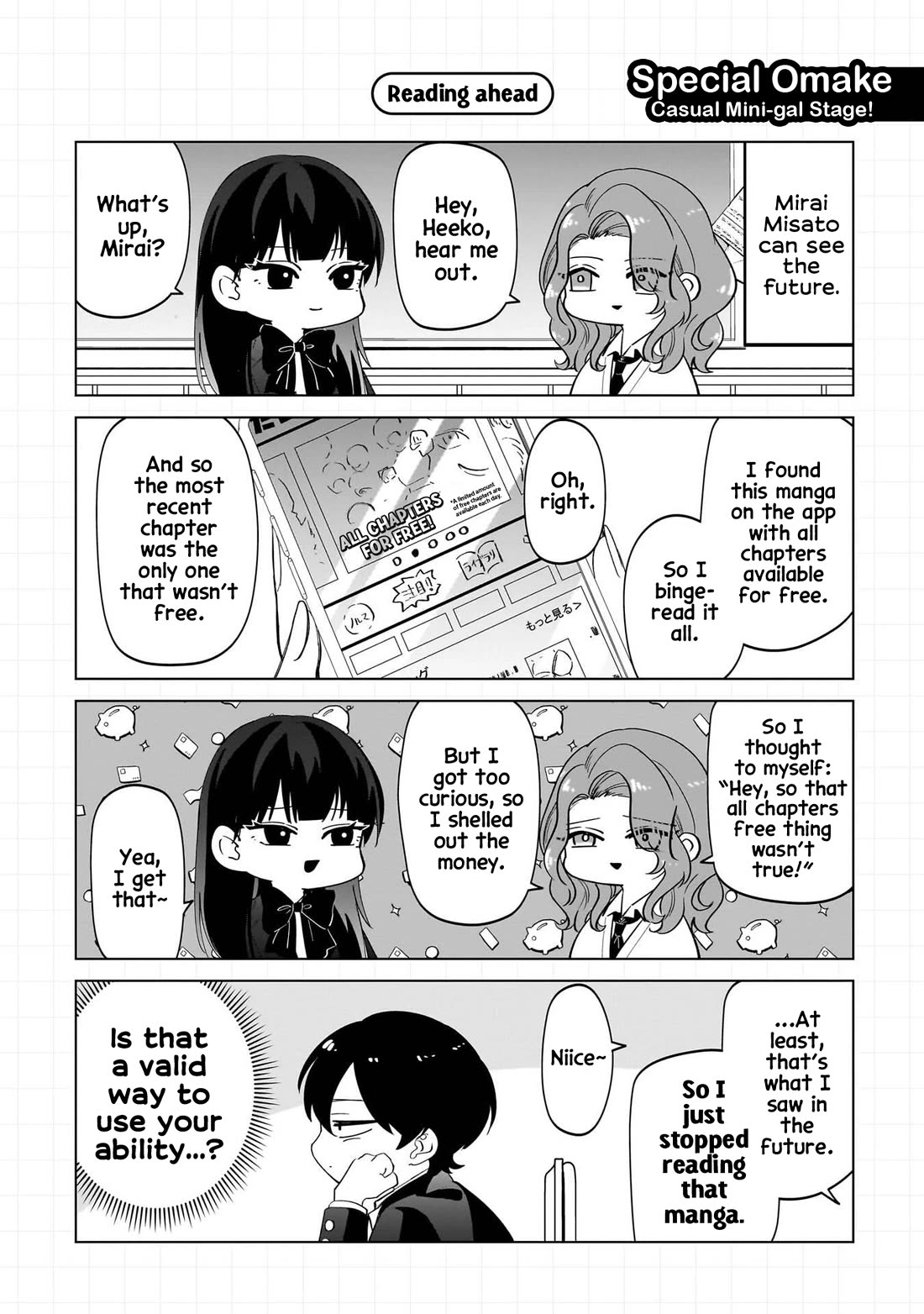 The Gals Who Always Say Insane Things: My Daily Life at a Private Paranormal High School chapter 9.5 page 5