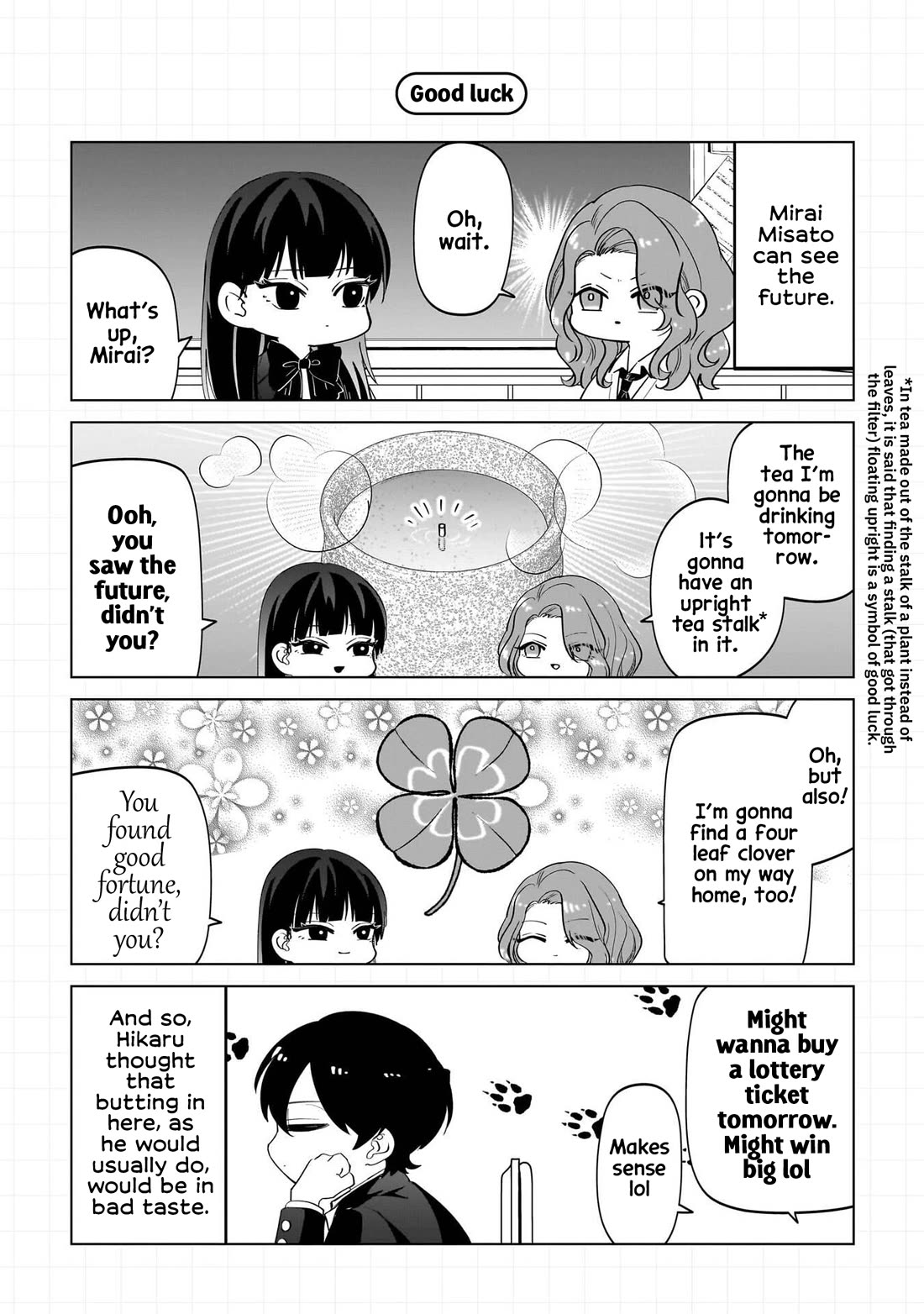 The Gals Who Always Say Insane Things: My Daily Life at a Private Paranormal High School chapter 9.5 page 6