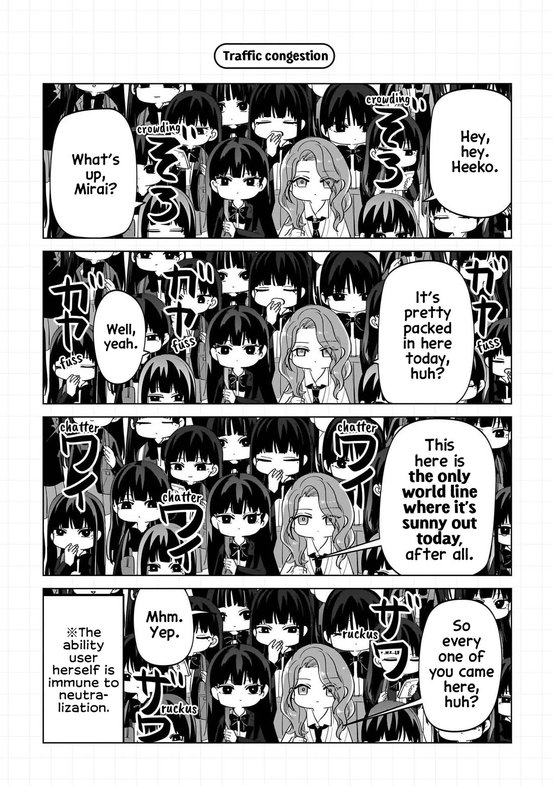 The Gals Who Always Say Insane Things: My Daily Life at a Private Paranormal High School chapter 9.5 page 8