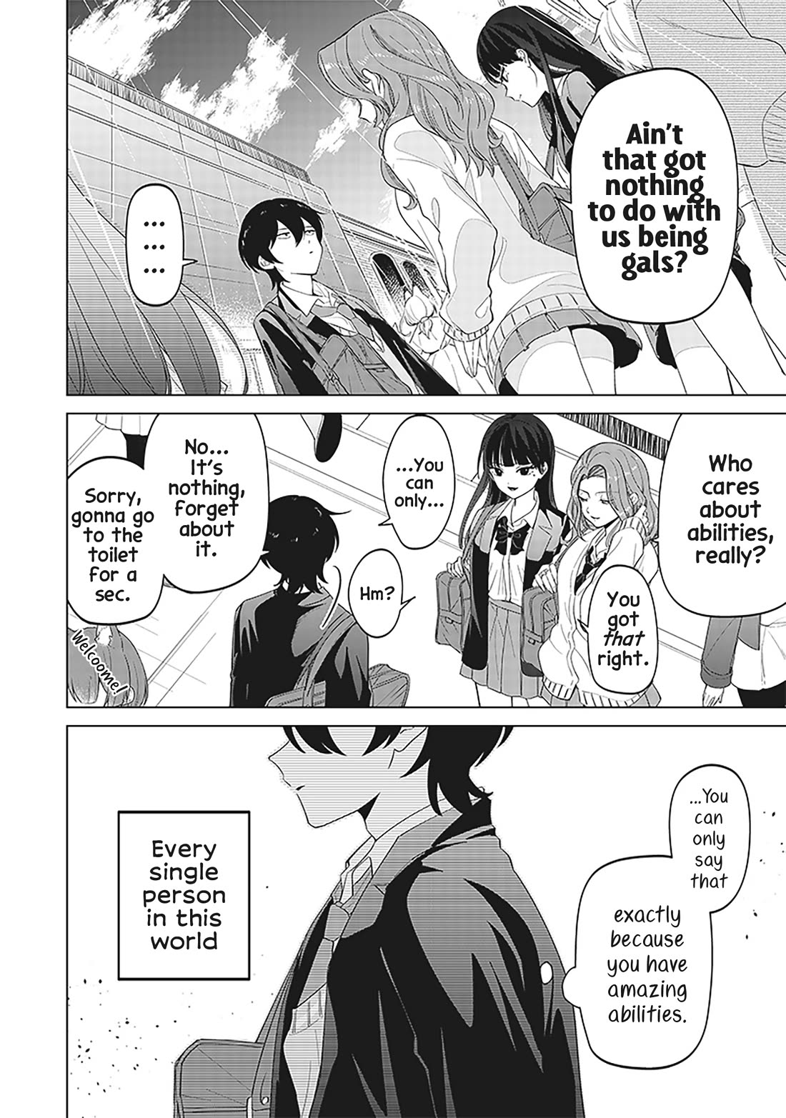 The Gals Who Always Say Insane Things: My Daily Life at a Private Paranormal High School chapter 9 page 10