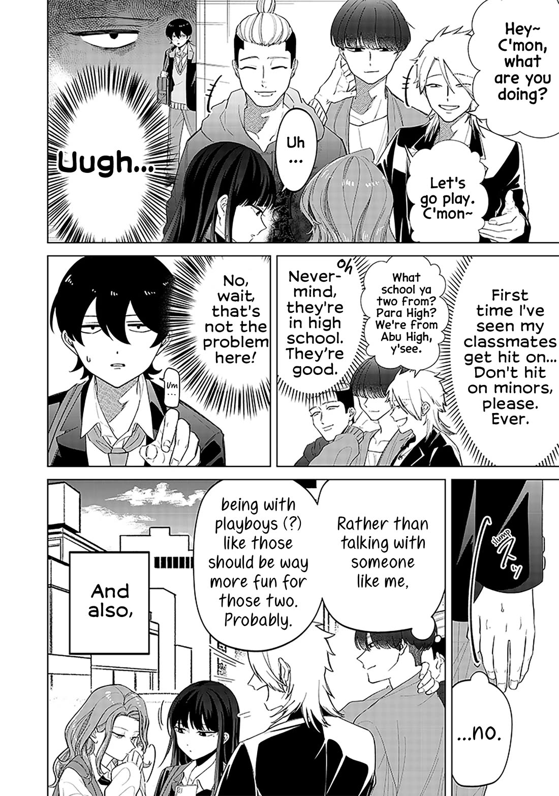 The Gals Who Always Say Insane Things: My Daily Life at a Private Paranormal High School chapter 9 page 12