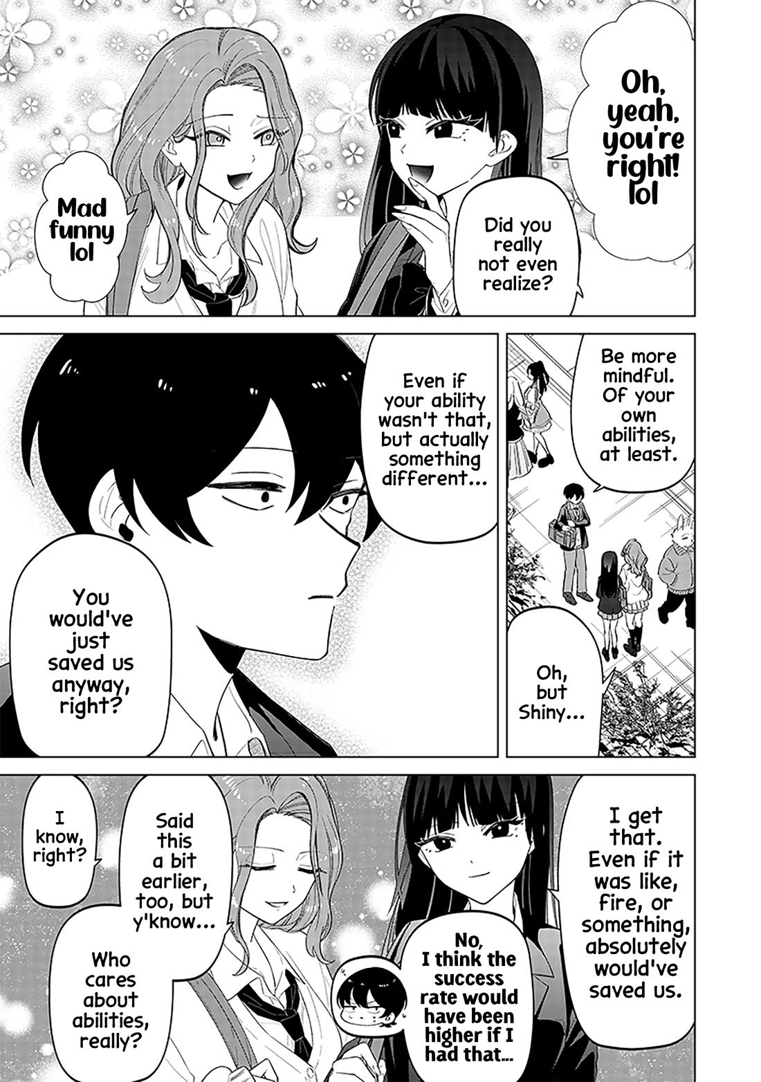 The Gals Who Always Say Insane Things: My Daily Life at a Private Paranormal High School chapter 9 page 17