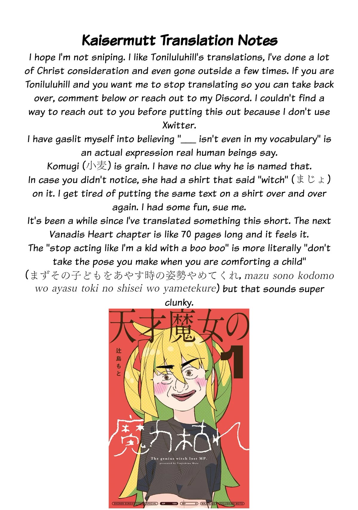 The Genius Witch Lost MP chapter 8 page 9