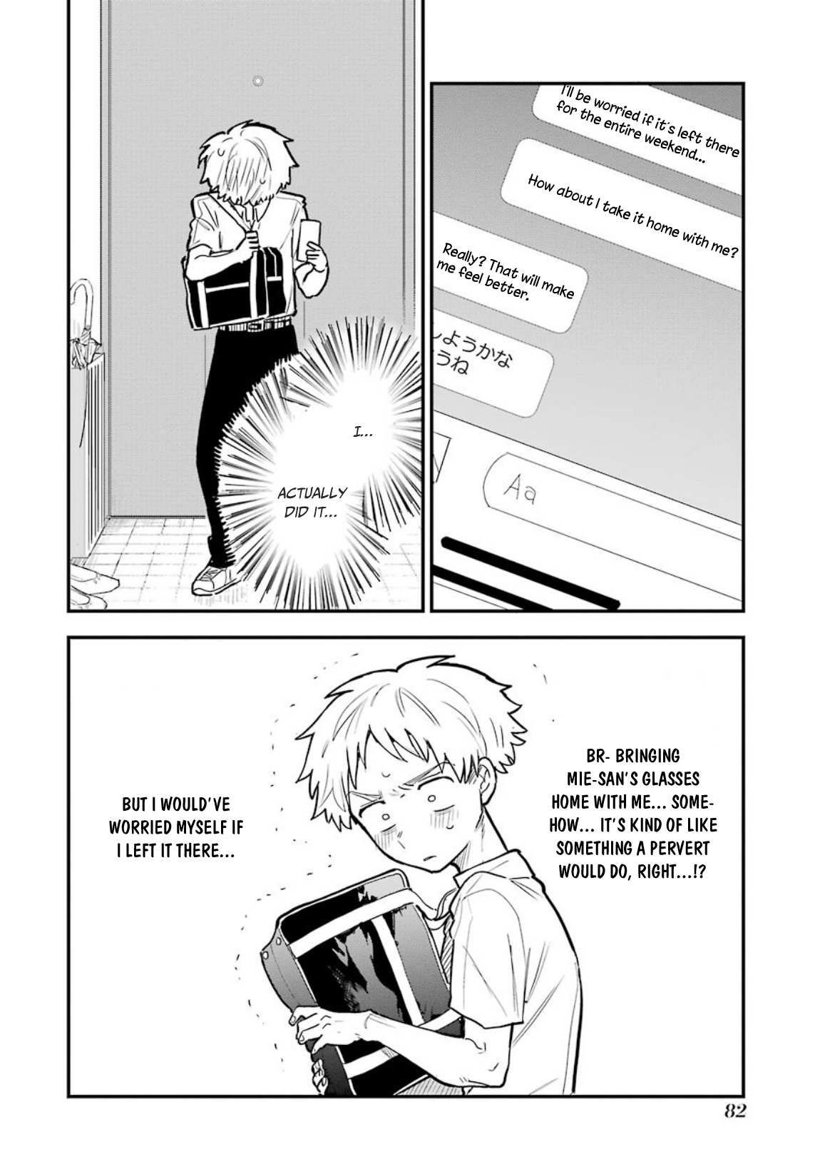 The Girl I Like Forgot Her Glasses chapter 35 page 9