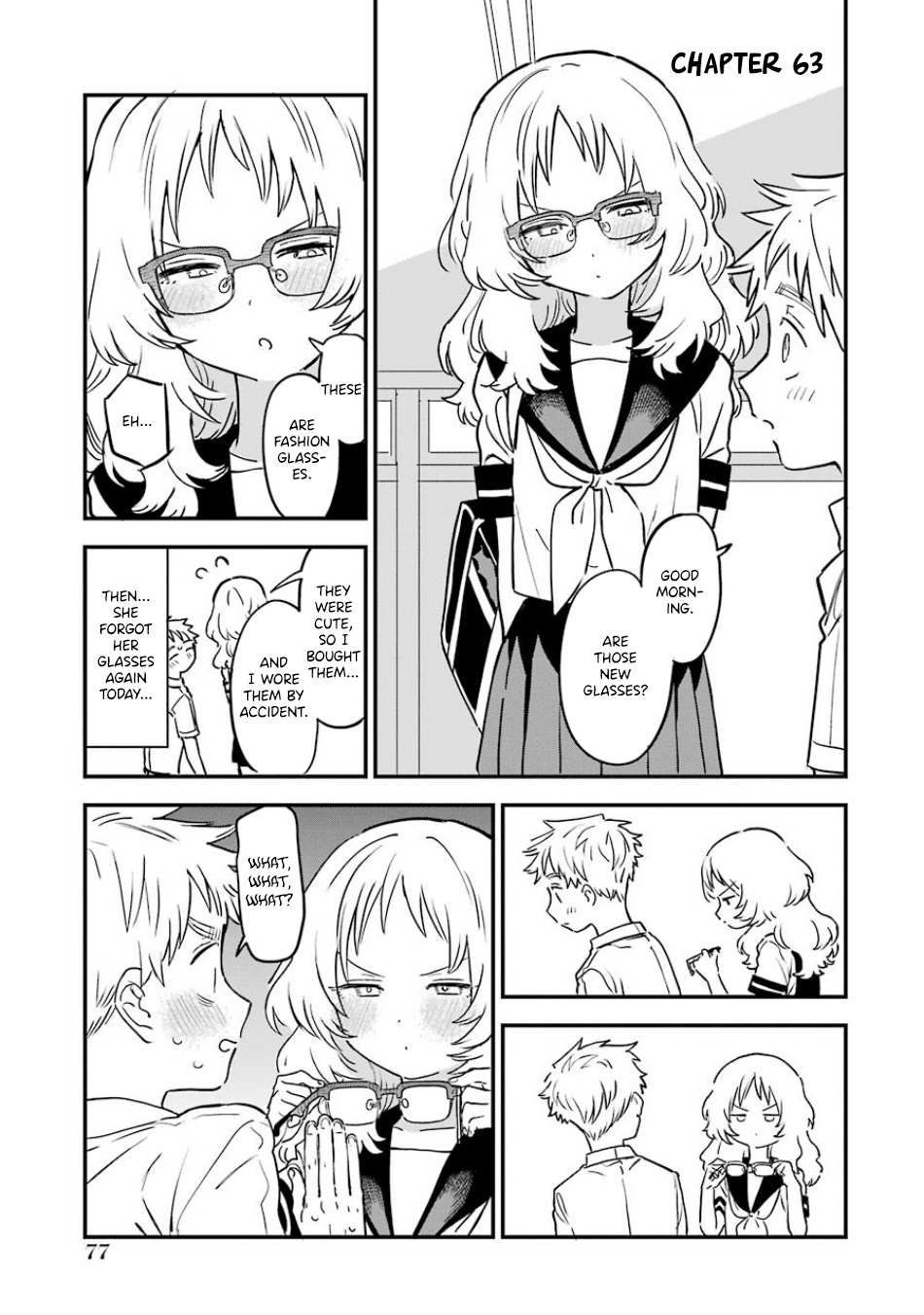 The Girl I Like Forgot Her Glasses chapter 63 page 2