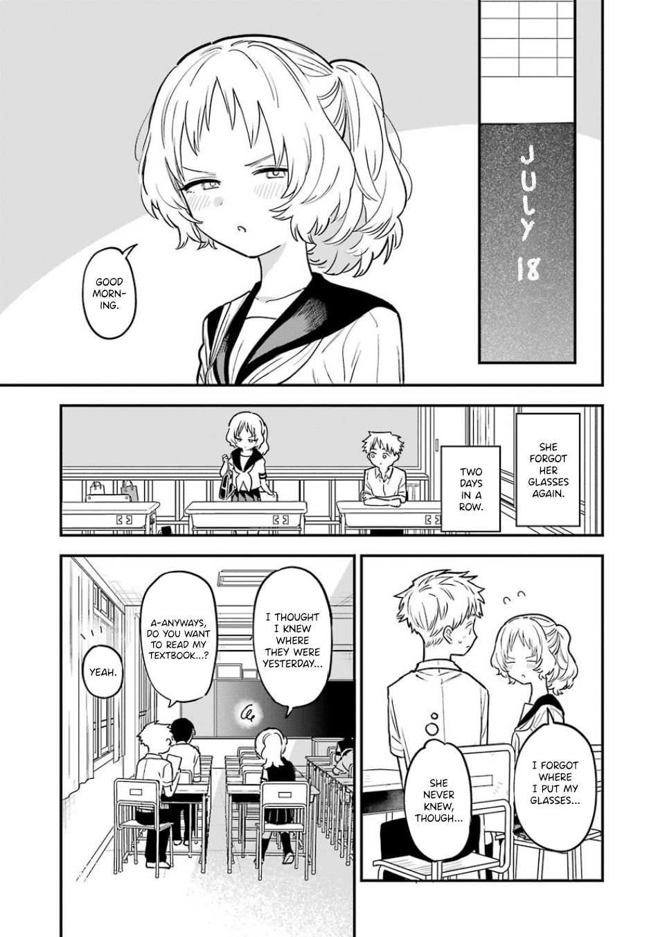 The Girl I Like Forgot Her Glasses chapter 67 page 7