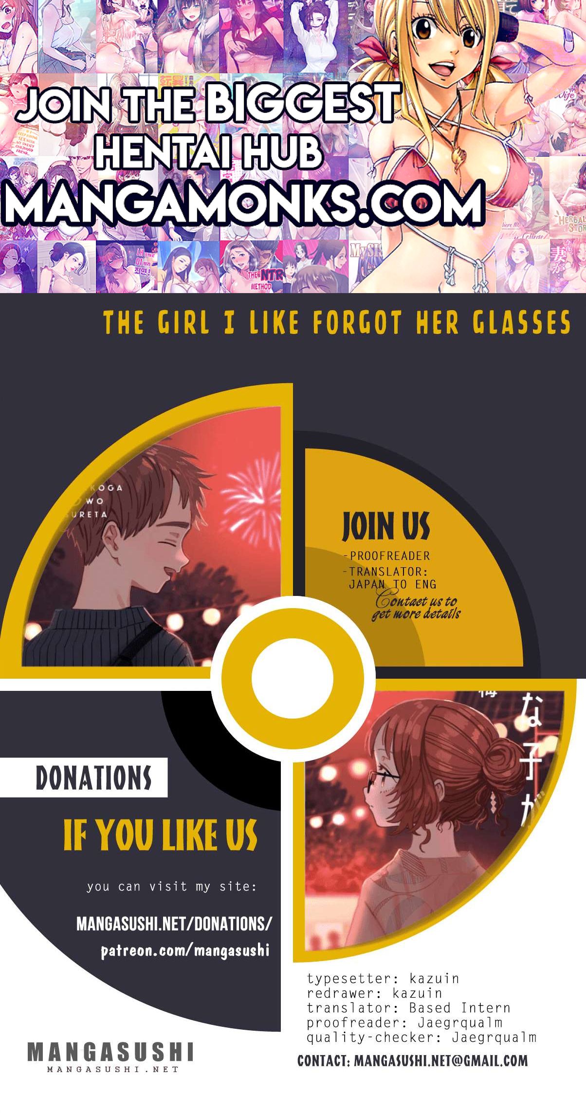 The Girl I Like Forgot Her Glasses chapter 79 page 1