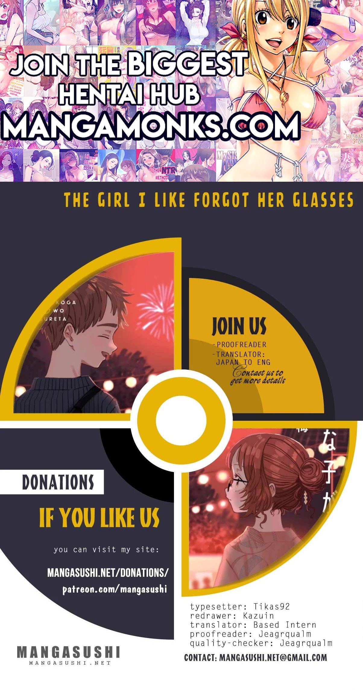 The Girl I Like Forgot Her Glasses chapter 80 page 1