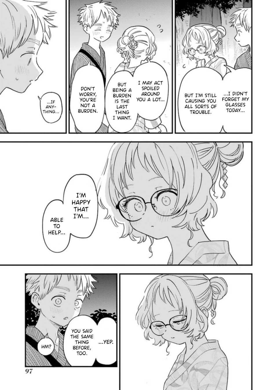 The Girl I Like Forgot Her Glasses chapter 80 page 14