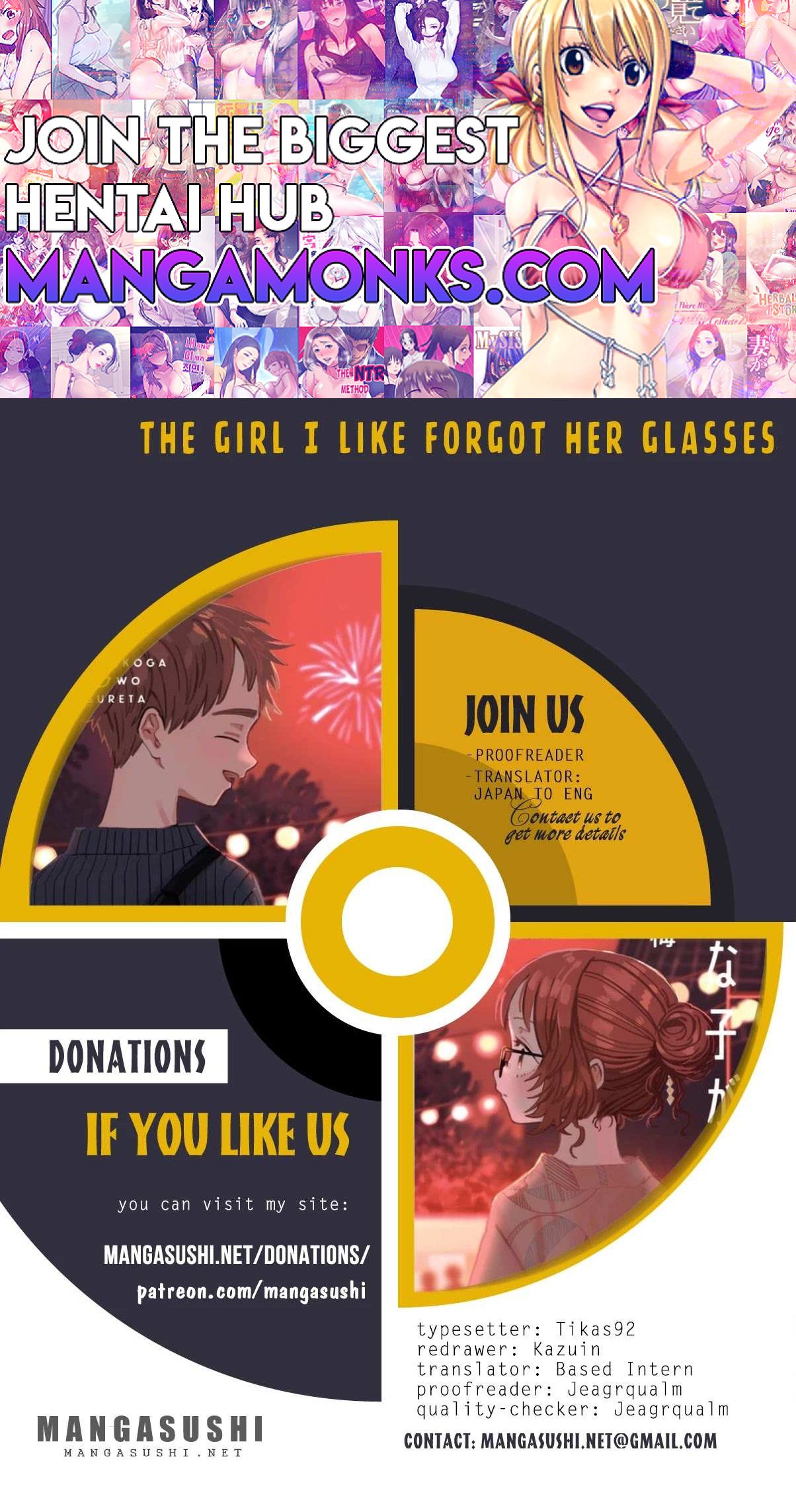 The Girl I Like Forgot Her Glasses chapter 81 page 1