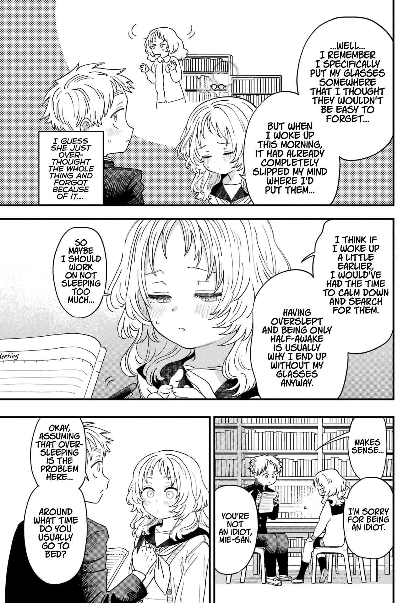 The Girl I Like Forgot Her Glasses chapter 89 page 4