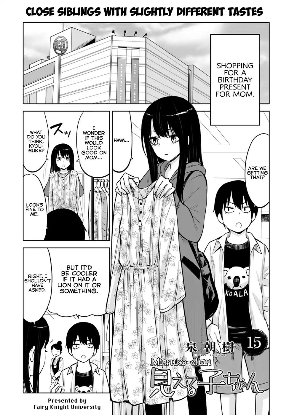 The Girl Who Can See Them chapter 15 page 1