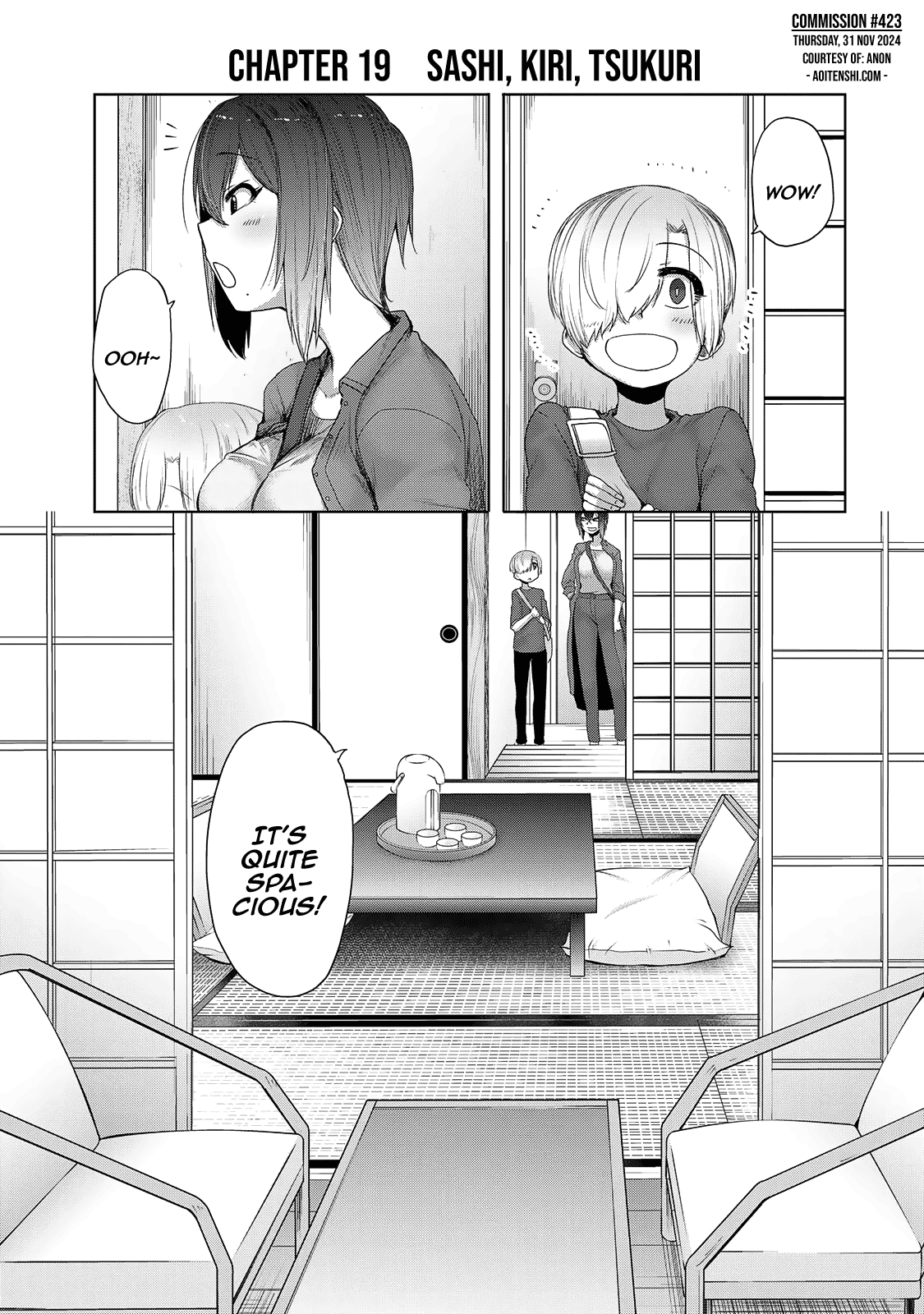The Girl with a Kansai Accent and the Pure Boy chapter 19 page 1