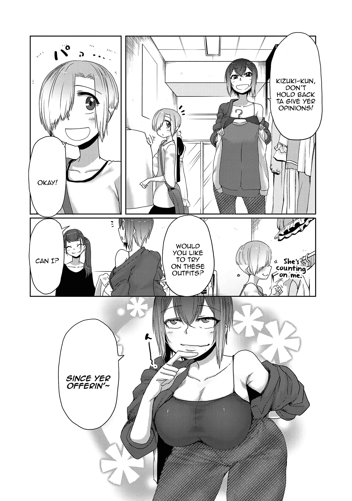 The Girl with a Kansai Accent and the Pure Boy chapter 21 page 2