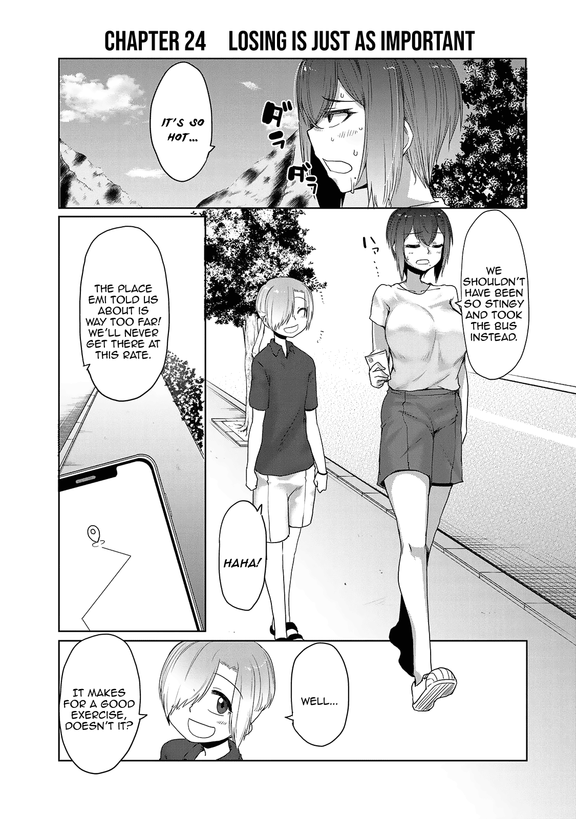 The Girl with a Kansai Accent and the Pure Boy chapter 24 page 1