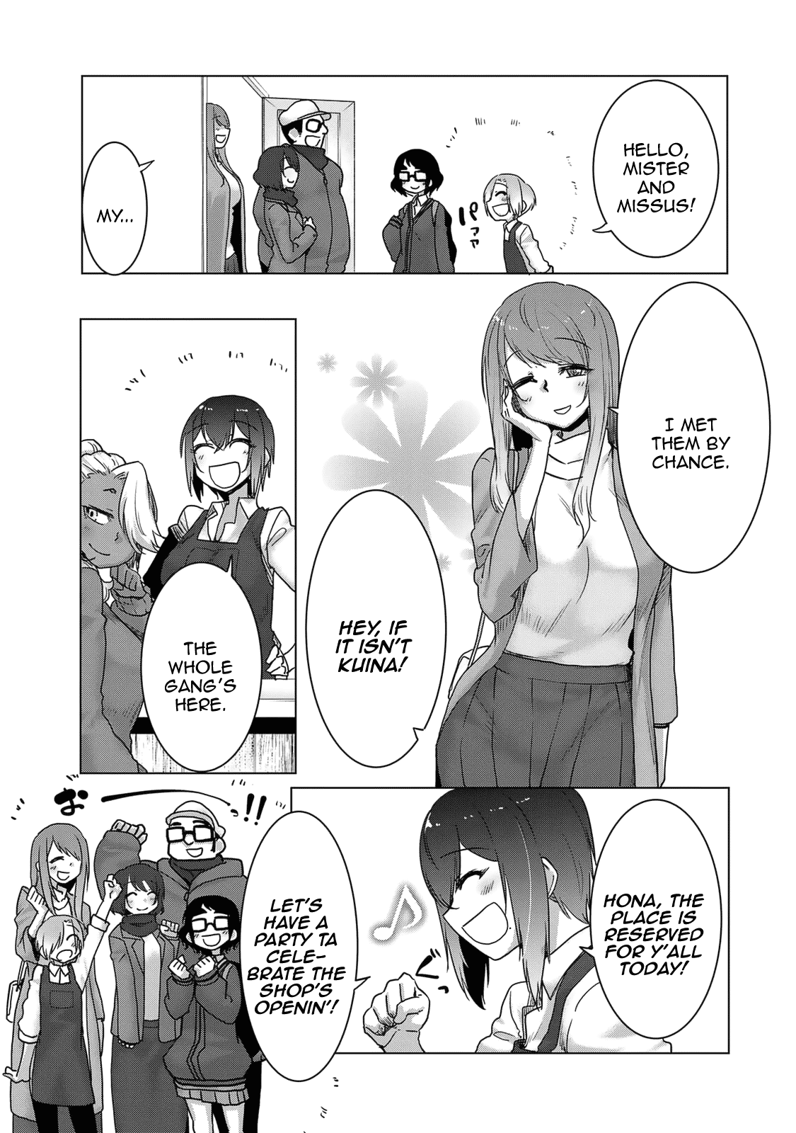 The Girl with a Kansai Accent and the Pure Boy chapter 36 page 9