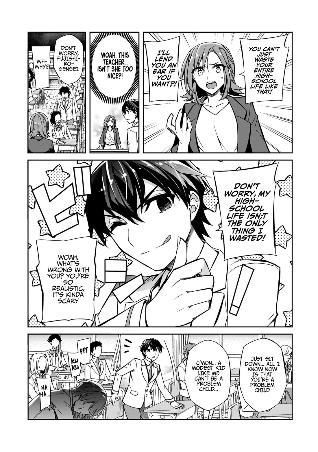 The Girls Who Traumatized Me Keep Glancing at Me, but Alas, It’s Too Late chapter 1 page 10