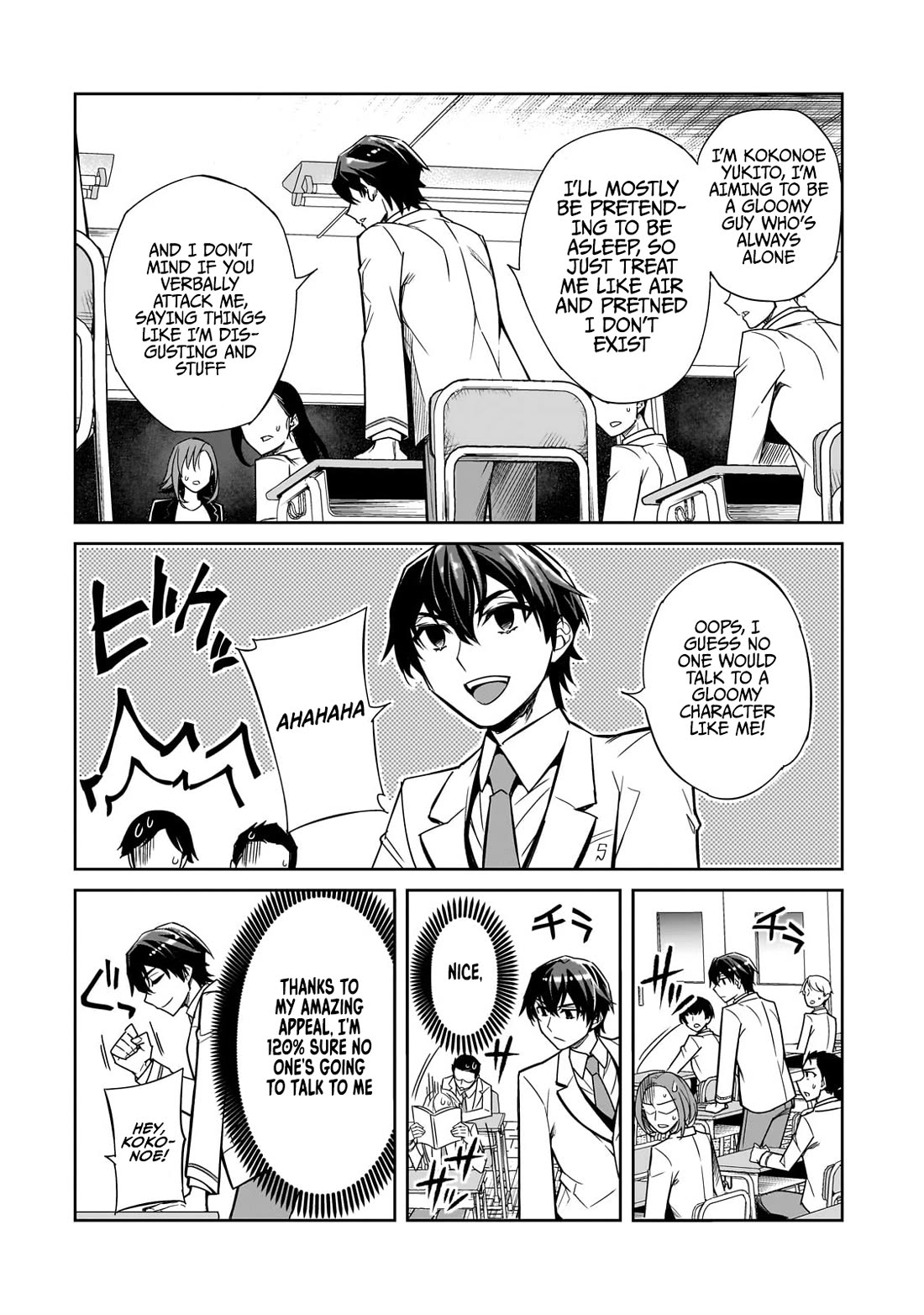 The Girls Who Traumatized Me Keep Glancing at Me, but Alas, It’s Too Late chapter 1 page 9