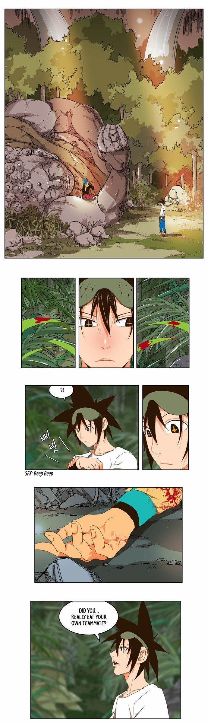 The God of High School chapter 100 page 9