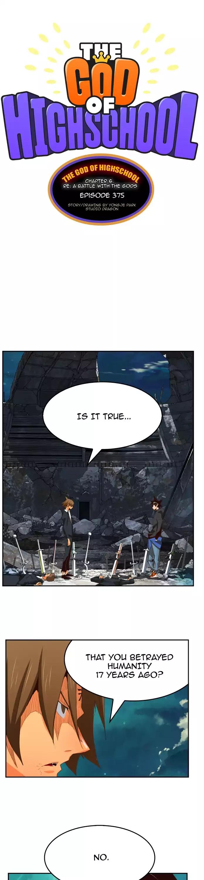 The God of High School chapter 375 page 11