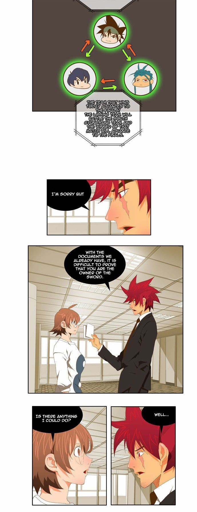 The God of High School chapter 75 page 18