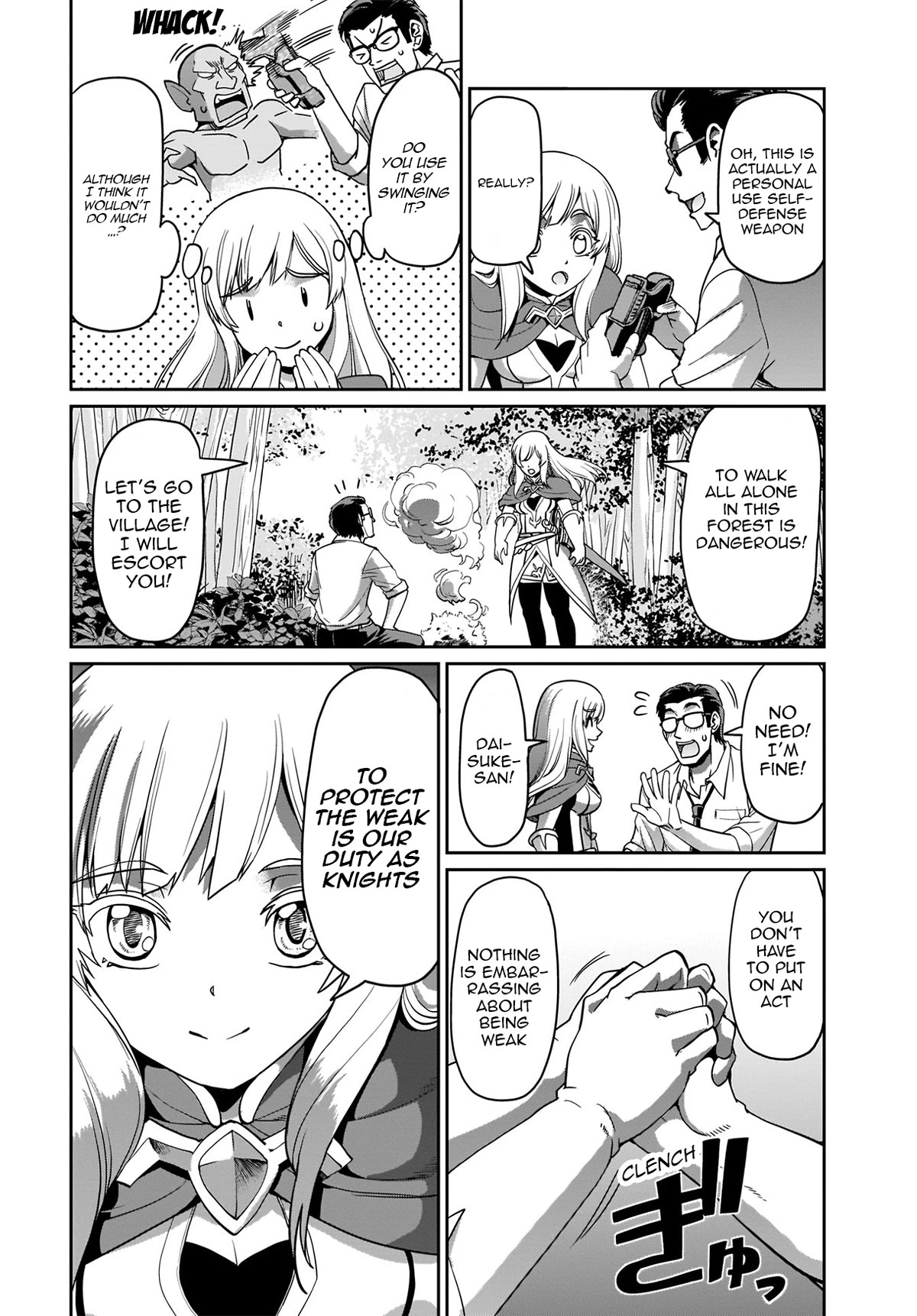 The Gunner's Life of a Middle-aged Man Summoned to Another World and Armed With a Rifle chapter 1 page 12