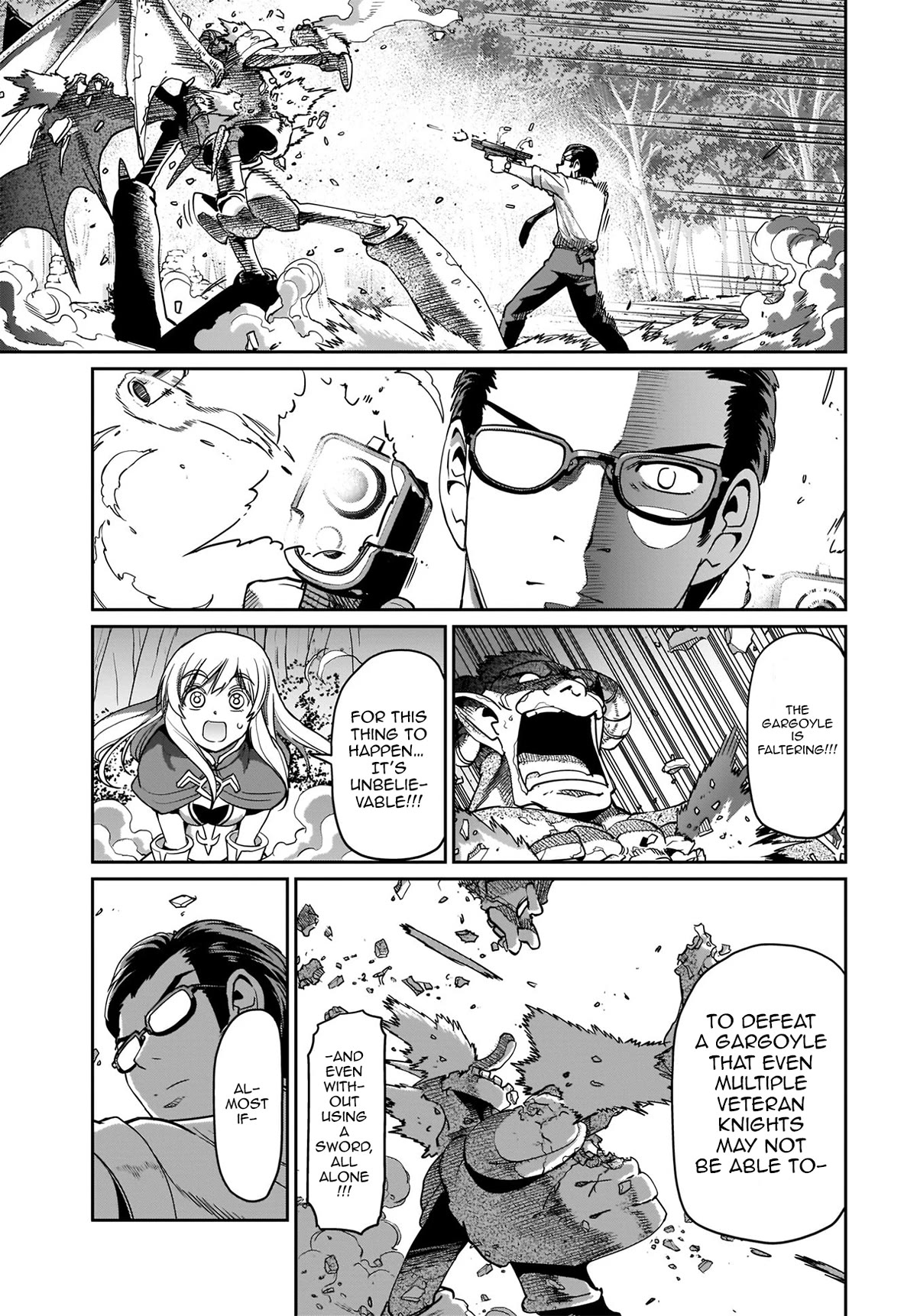 The Gunner's Life of a Middle-aged Man Summoned to Another World and Armed With a Rifle chapter 1 page 23