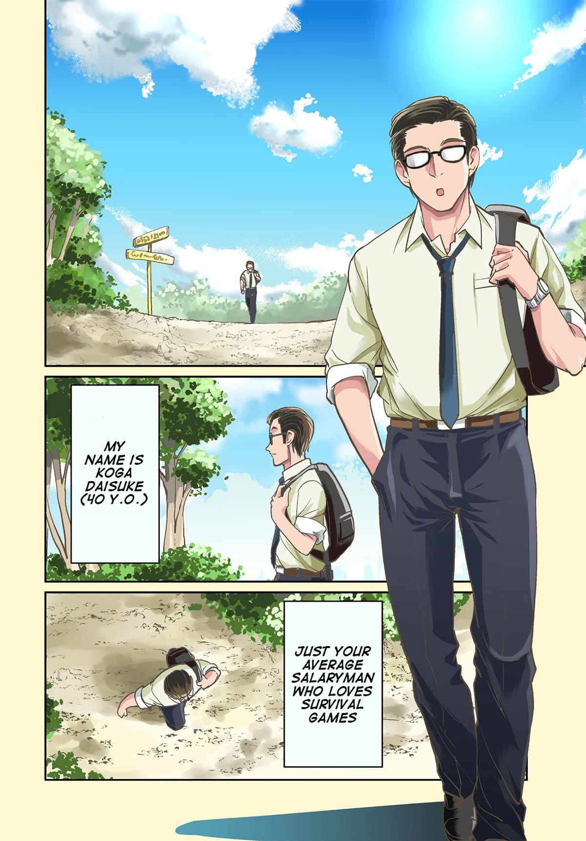 The Gunner's Life of a Middle-aged Man Summoned to Another World and Armed With a Rifle chapter 1 page 4