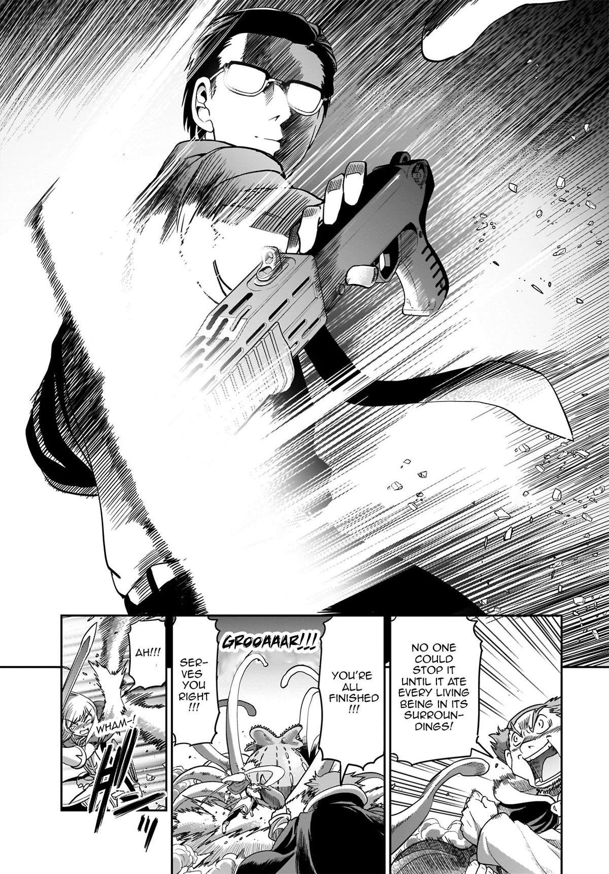 The Gunner's Life of a Middle-aged Man Summoned to Another World and Armed With a Rifle chapter 3 page 14