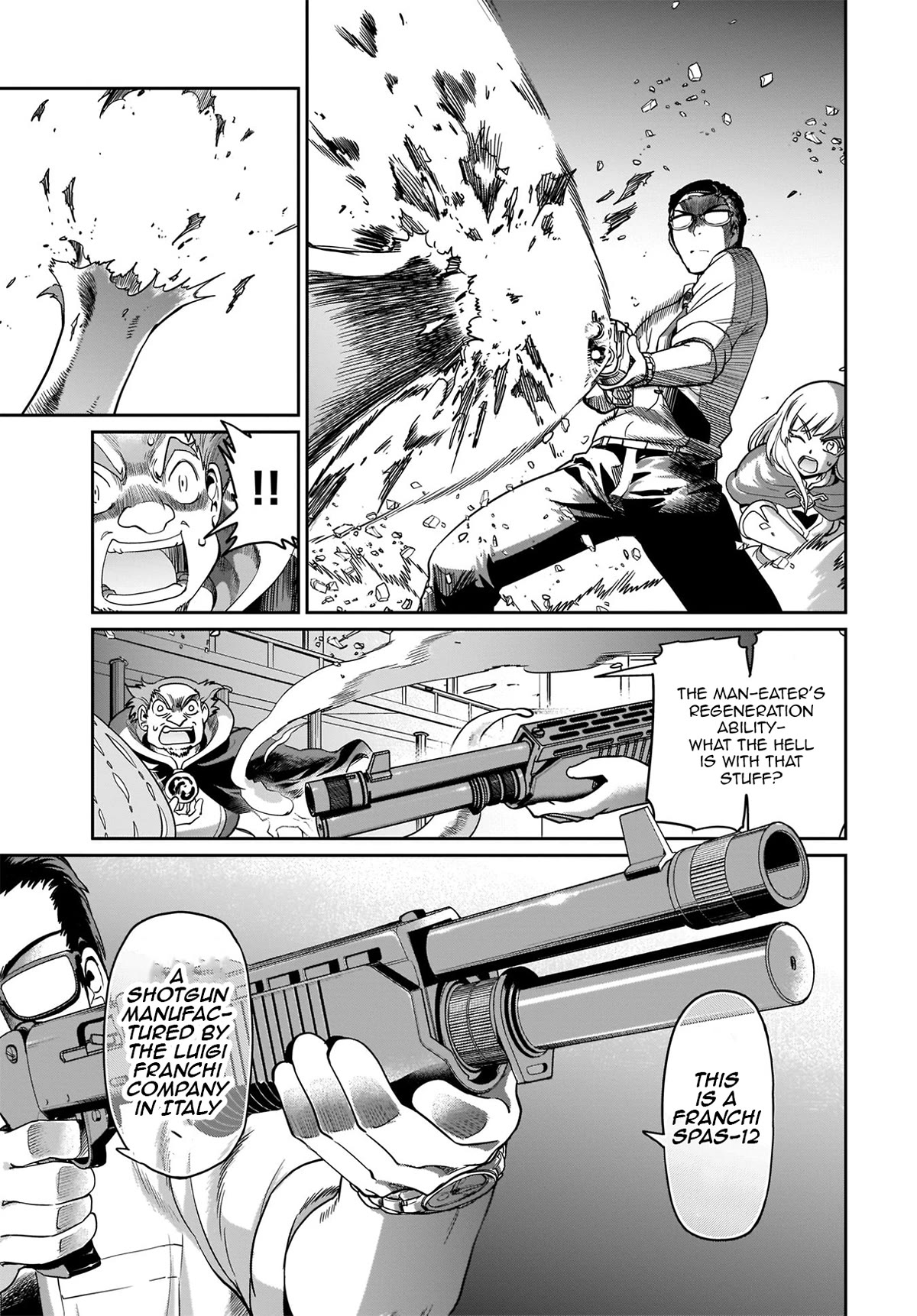 The Gunner's Life of a Middle-aged Man Summoned to Another World and Armed With a Rifle chapter 3 page 16