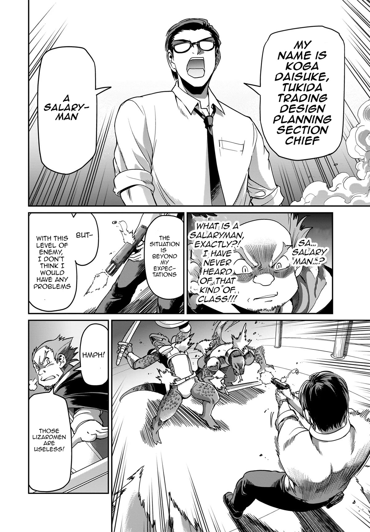 The Gunner's Life of a Middle-aged Man Summoned to Another World and Armed With a Rifle chapter 3 page 9