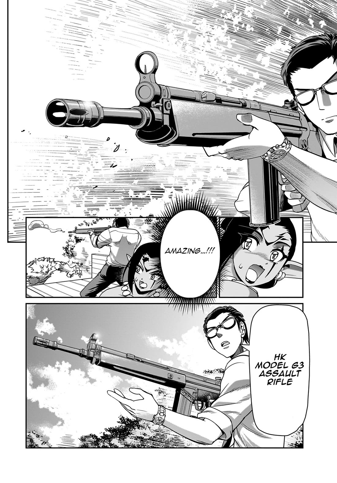 The Gunner's Life of a Middle-aged Man Summoned to Another World and Armed With a Rifle chapter 32 page 9