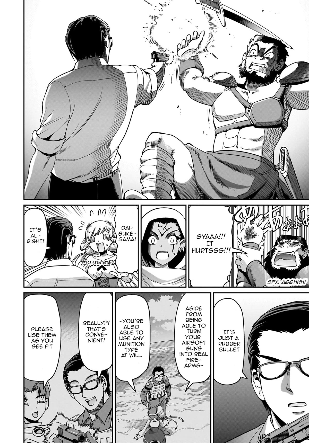 The Gunner's Life of a Middle-aged Man Summoned to Another World and Armed With a Rifle chapter 4 page 17