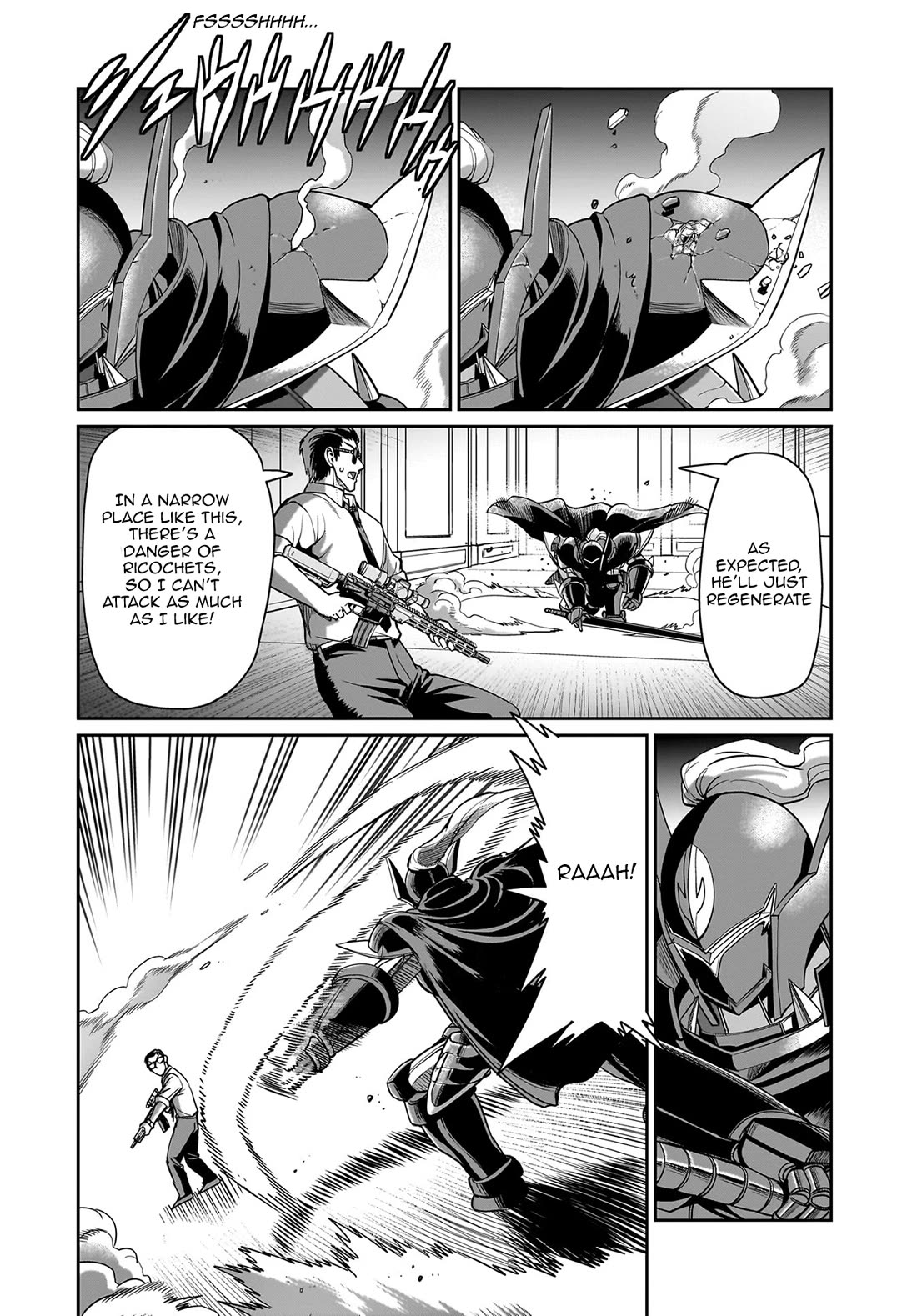 The Gunner's Life of a Middle-aged Man Summoned to Another World and Armed With a Rifle chapter 48 page 15