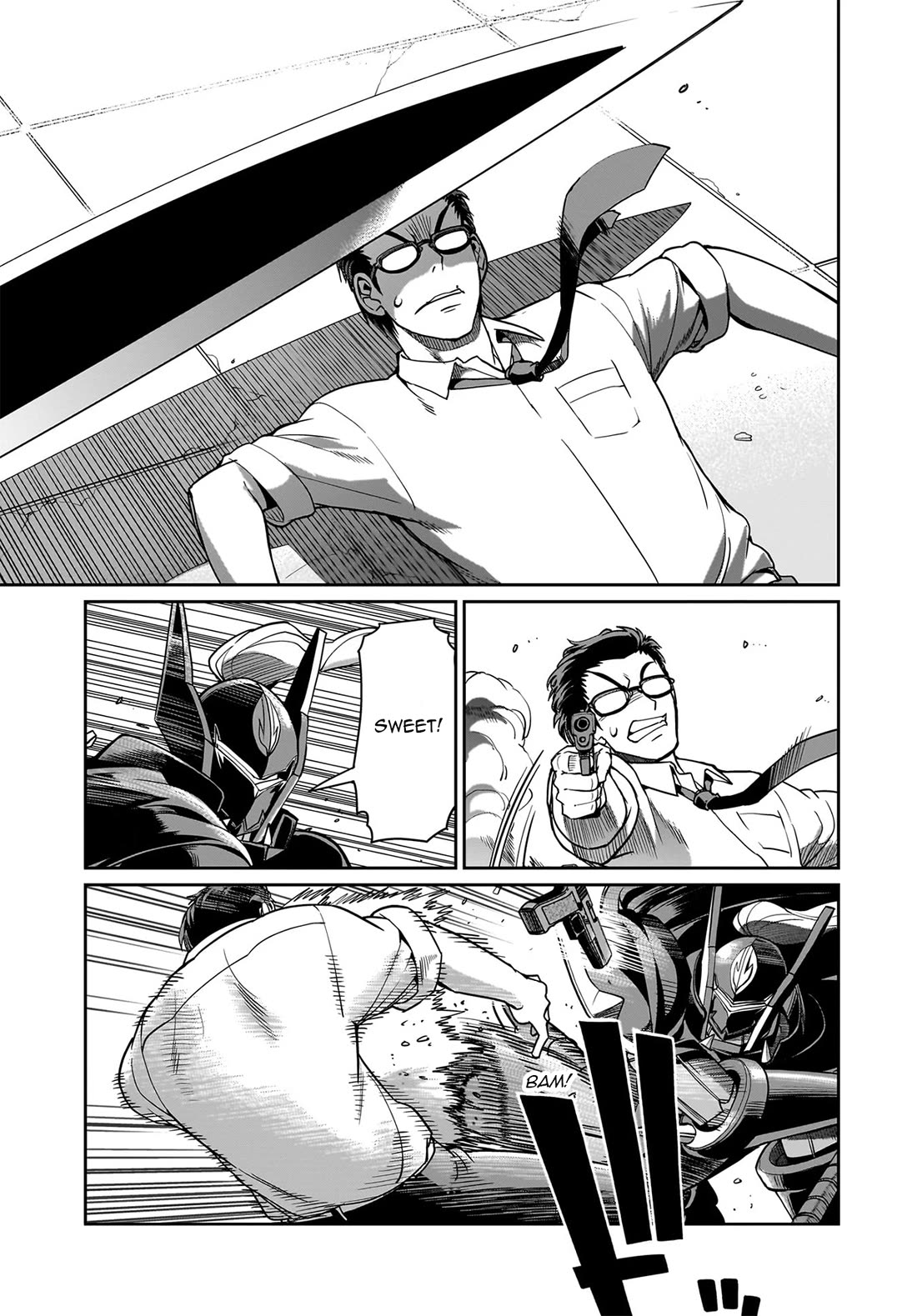The Gunner's Life of a Middle-aged Man Summoned to Another World and Armed With a Rifle chapter 49 page 14