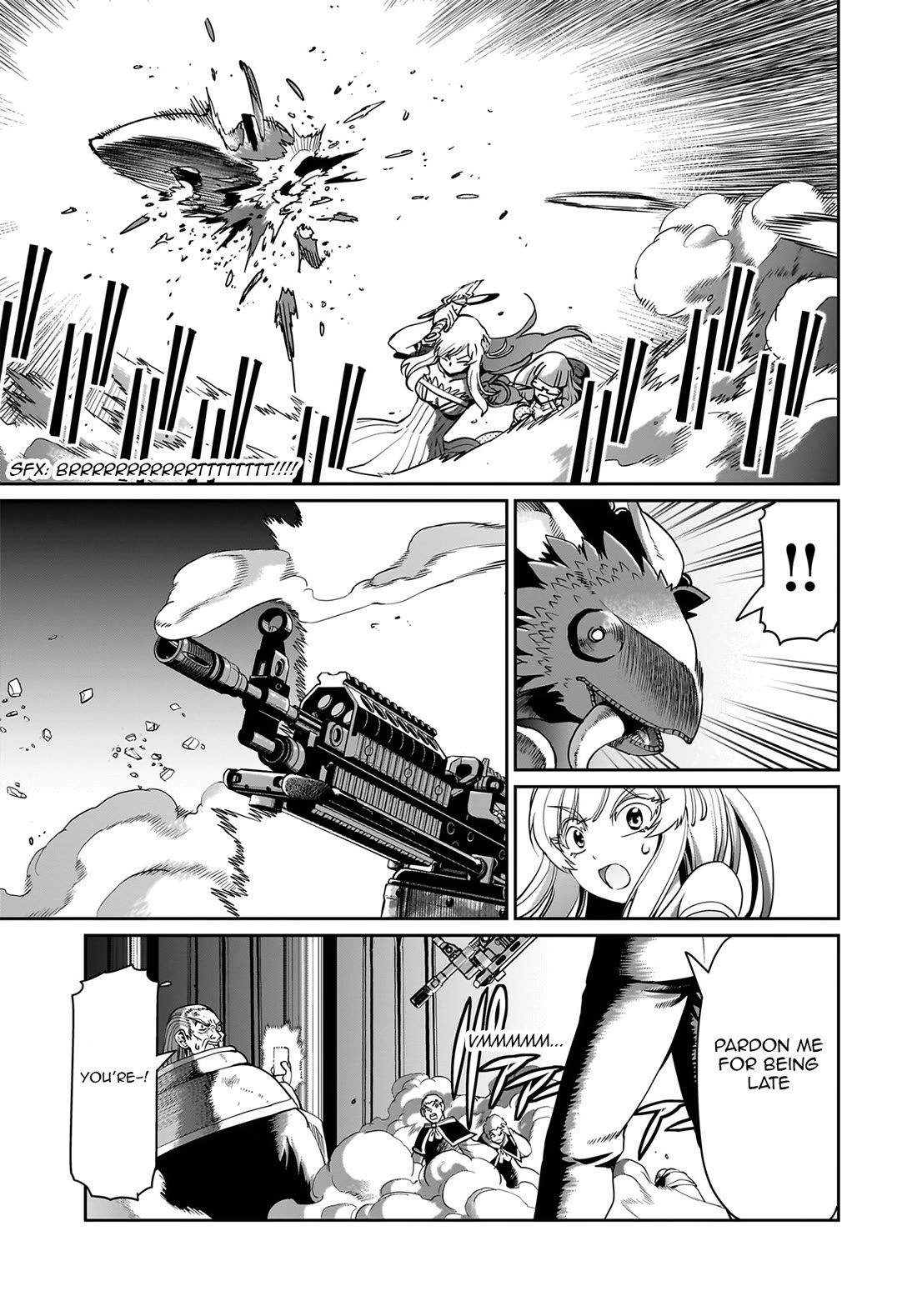 The Gunner's Life of a Middle-aged Man Summoned to Another World and Armed With a Rifle chapter 56 page 22